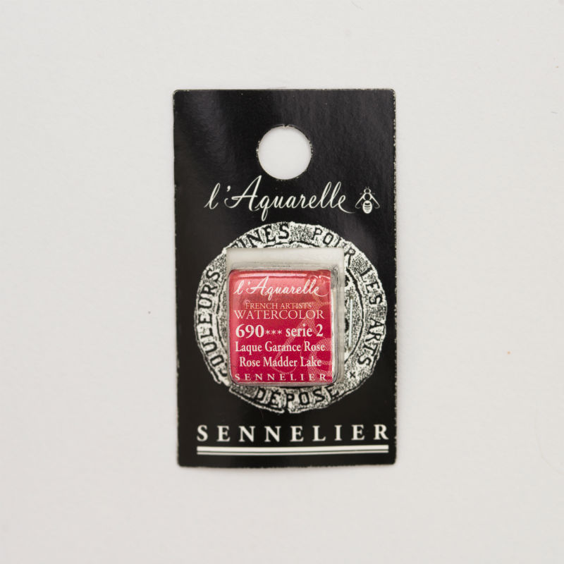 Image de  1/2 godet aquarelle laque de garance rose s2 