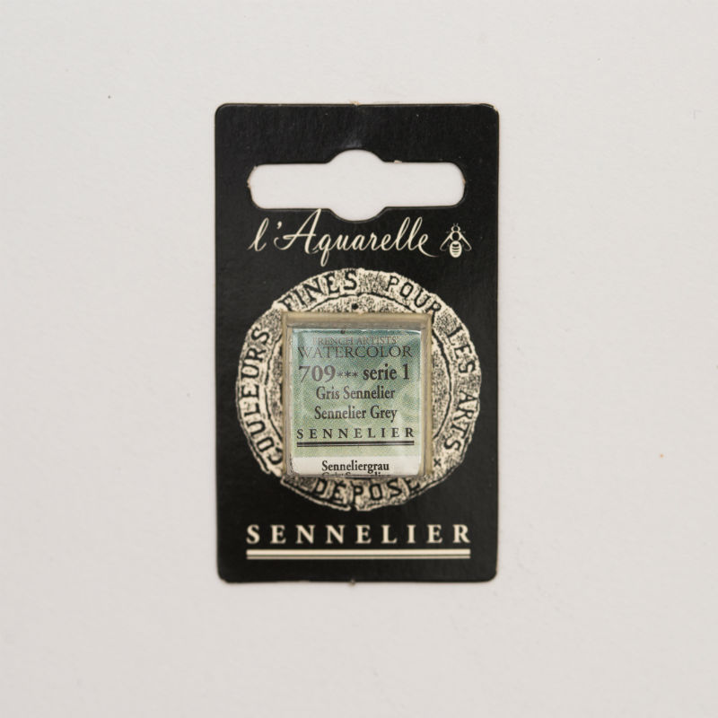 Image de  1/2 godet aquarelle gris sennelier s1 