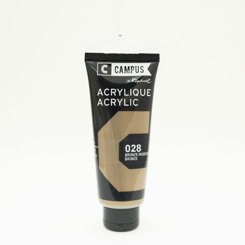 Ref. SENN131741028, Tube 100 ml acrylique bronze iridescent, marque SENNELIER