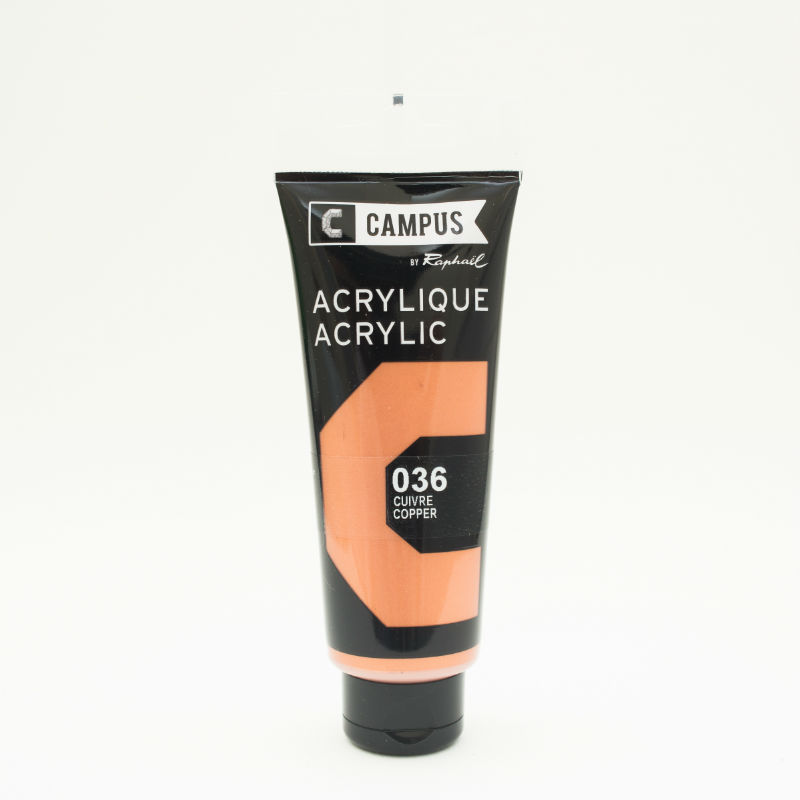 Image de  Tube 100 ml acrylique cuivre 
