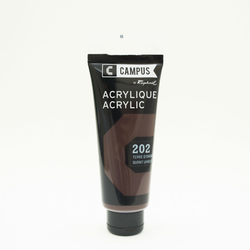 Ref. SENN131741202, Tube 100 ml acrylique terre d'ombre brûlée, marque SENNELIER
