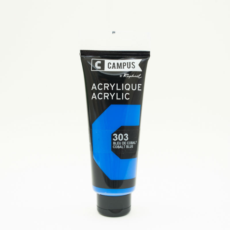 Ref. SENN131741303, Tube 100 ml acrylique bleu de cobalt, marque SENNELIER