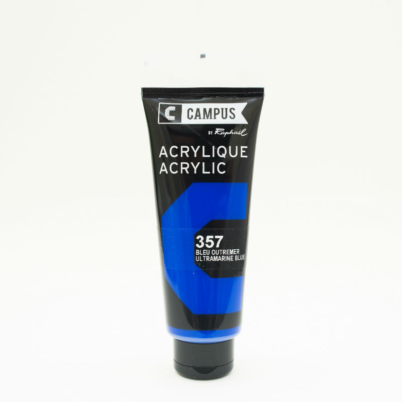 Ref. SENN131741357, Tube 100 ml acrylique bleu outremer, marque SENNELIER