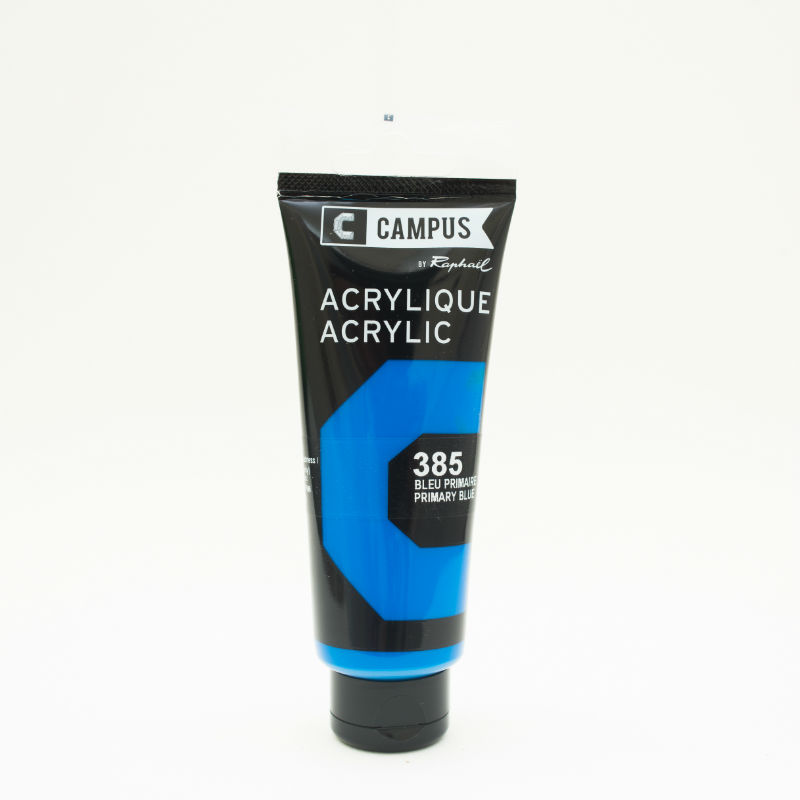 Image de  Tube 100 ml acrylique bleu primaire 