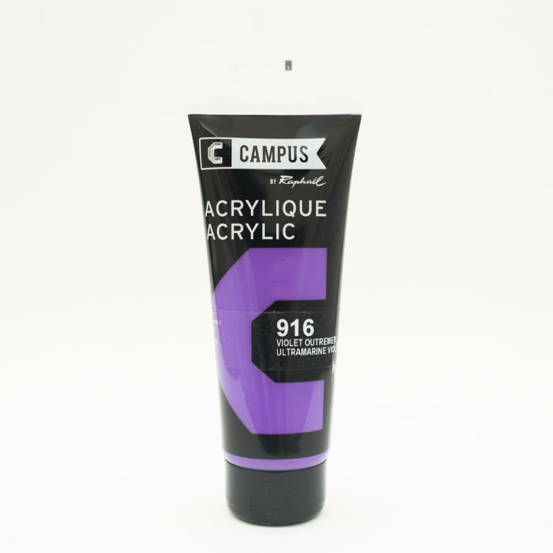 Ref. SENN131741916, Tube 100 ml acrylique violet outremer, marque SENNELIER