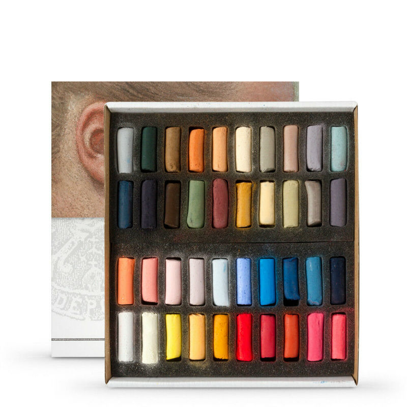 Image de  Boite 40 demi pastels ecu portrait 