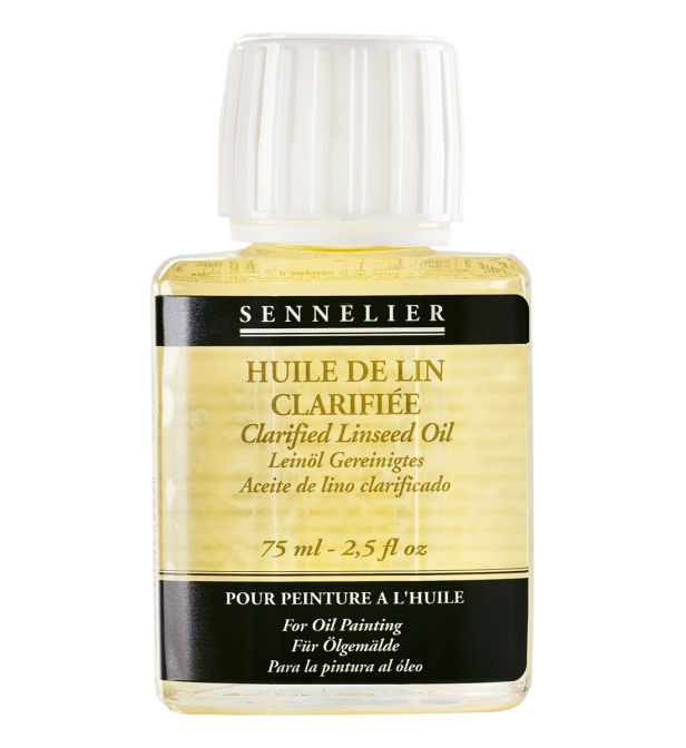 Image de  Flacon 75 ml huile de lin clarifiee 