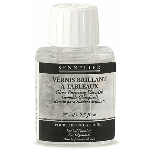 Image de  Flacon 75 ml vernis brillant a tableaux 