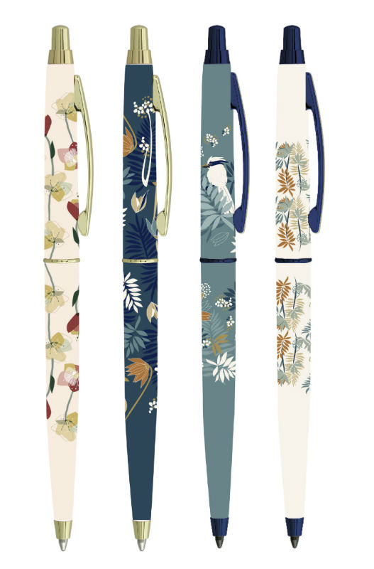 Image de  Stylos-bille blue Art Edition Jardin d'hiver 