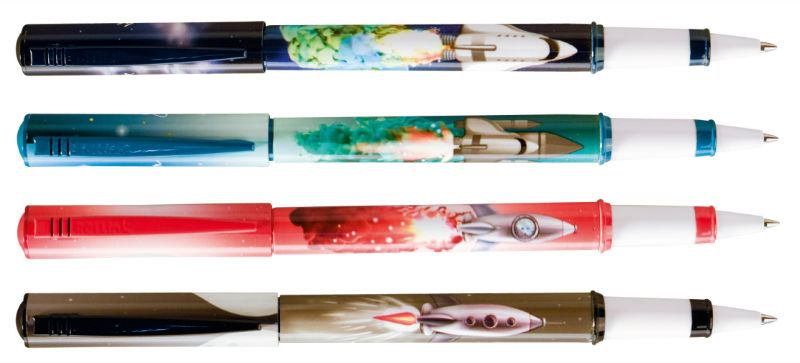 Image de  Stylo roller Rollink plastique et métal course spaciale 