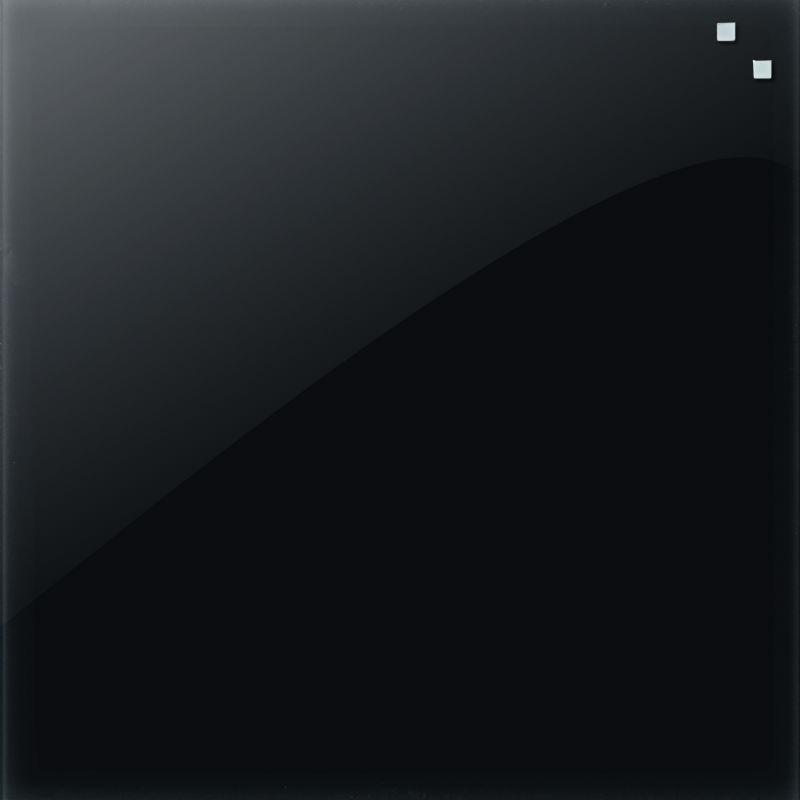 Image de  Tableau en verre noir 45x45cm 