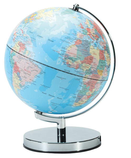 Image de  Globe lumineux tactile Ø30 cm physique et politique 