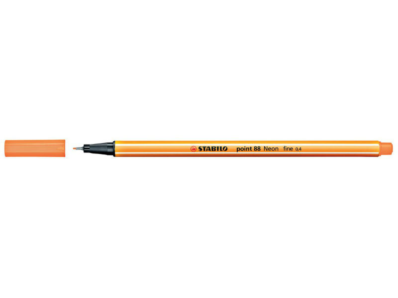 Image de  Stylo-feutre Stabilo Point 88 orange fluo 