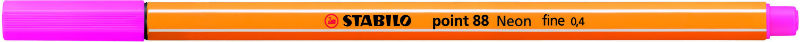 Image de  Stylo-feutre Stabilo Point 88 rose fluo 
