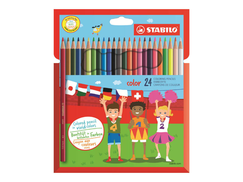 Image de  Étui de 24 crayons de couleur color 
