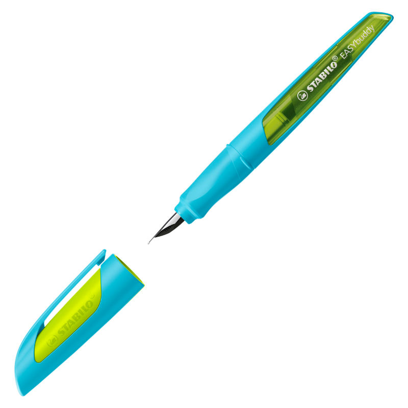 Image de  Stylo plume Stabilo EASYbuddy Fresh  turquoise / jaune 
