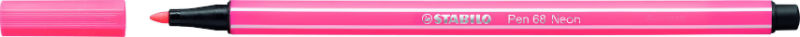 Image de  Stylo feutre Stabilo Pen 68 rouge fluo 