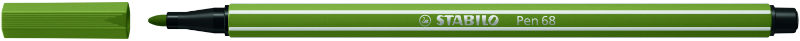 Image de  Stylo feutre Stabilo Pen 68 vert mousse 