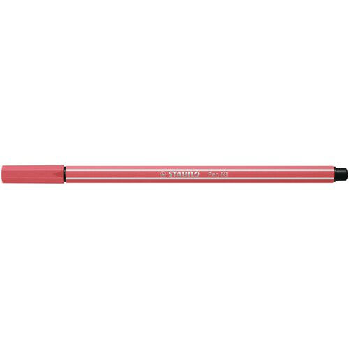 Image de  Stylo feutre Stabilo Pen 68 rouge terracotta 