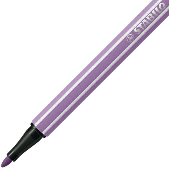 Image de  Stylo feutre Stabilo Pen 68 mauve glycine 