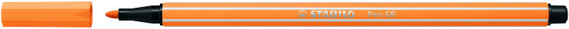 Image de  Stylo feutre Stabilo Pen 68 orange papaye 