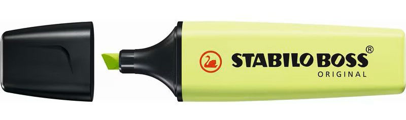 Image de  Surligneur Boss Pastel zeste citron vert 