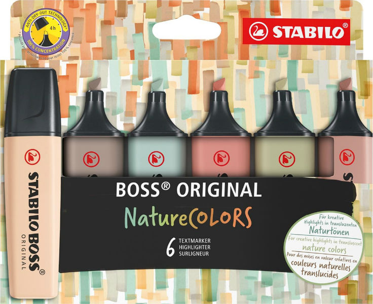 Image de  Étui 6 Stabilo Boss Nature 