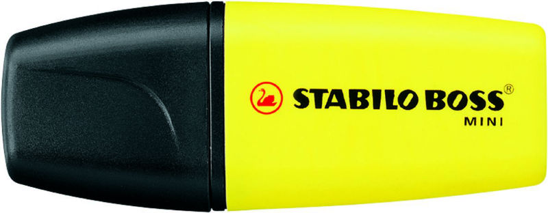 Image de  Surligneur stabilo boss mini jaune 