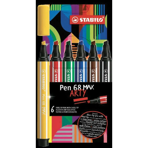 Image de  Étui de 6 Stylos feutres Pen 68 Max Arty 