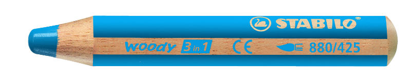 Image de  Crayon de couleur Woody bleu cobalt 
