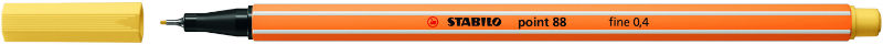 Image de  Stylo-feutre Stabilo Point 88  jaune clair 