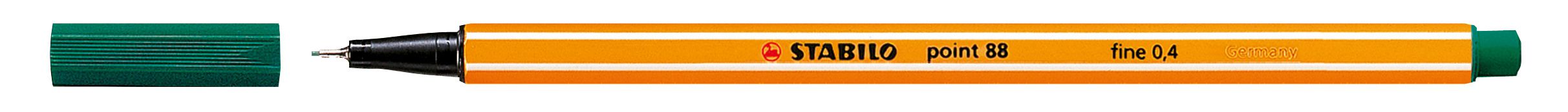 Image de  Stylo-feutre Stabilo Point 88 vert pin 