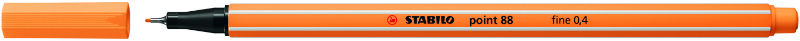 Image de  Stylo-feutre Stabilo Point 88  orange papaye 