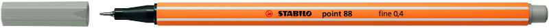 Image de  Stylo-feutre Stabilo Point 88  gris perle 