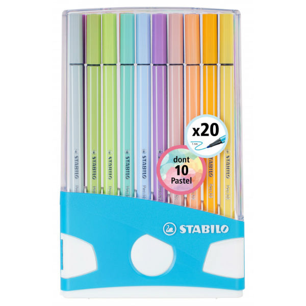 Image de  Boîte de 20 Stylos feutres Pen 68 Colorparade 