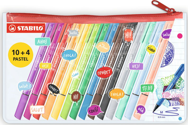 Image de  Trousse 14 Stabilo pointmax 