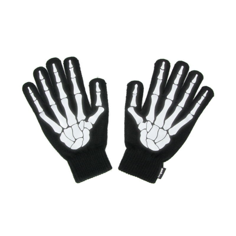 Image de  Paire de gants réfléchissants squelette 