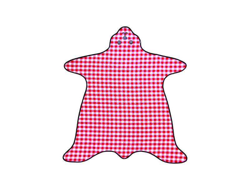 Image de  Couverture de pique nique ours rouge 