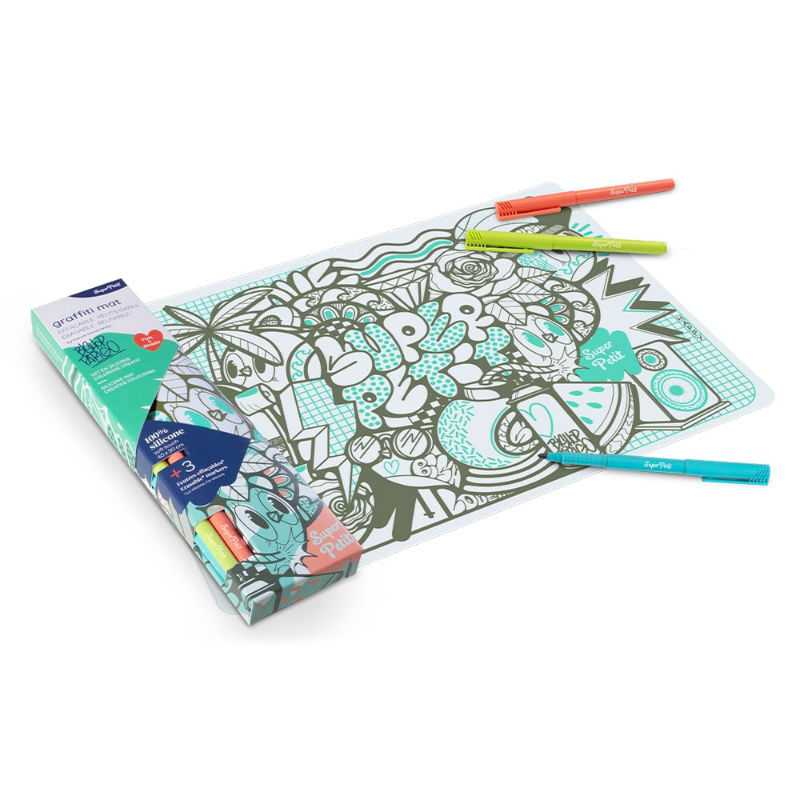Image de  Set en silicone super bishopparigo graffiti mat 