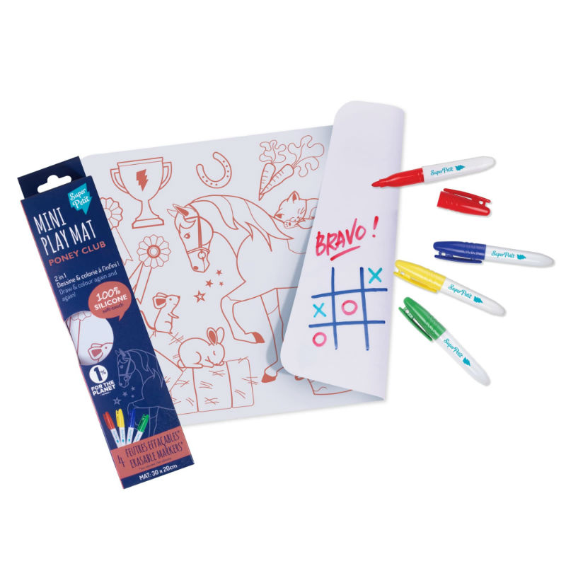 Image de  Mini Playmat réversible poney 