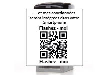 Image de  Marqueur de texte  printy 40 x 40 bleu	 