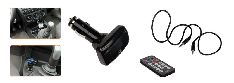 Image de  Transmetteur fm / lecteur mp3 