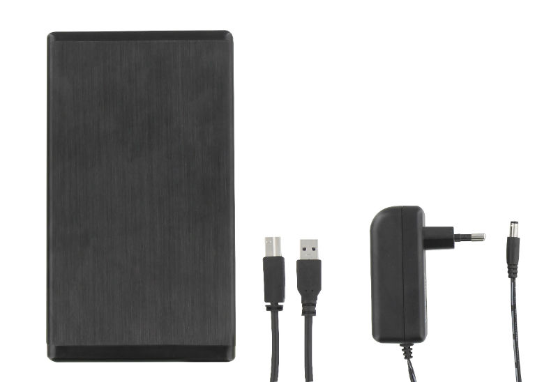Image de  Boîtier pour disque dur 3.5 HDD noir 
