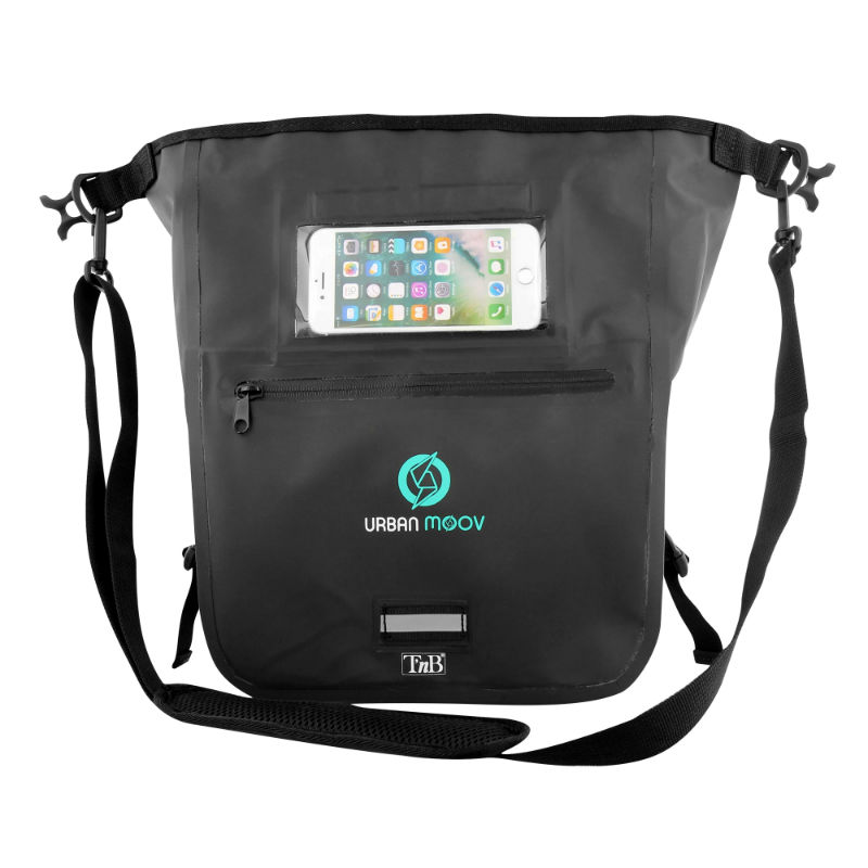 Image de  Sacoche Urban Moov pour guidon de vélo noir 