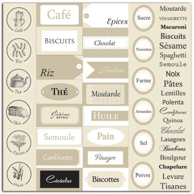 Image de  Etiquettes 1 30x30 -1f. 