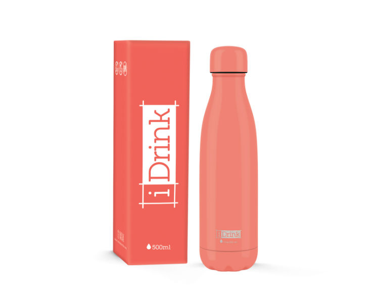 Image de  Bouteille thermique I-Drink 500 ml corail 