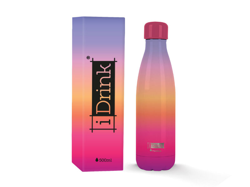 Image de  Bouteille thermique I-Drink 500 ml sunset 