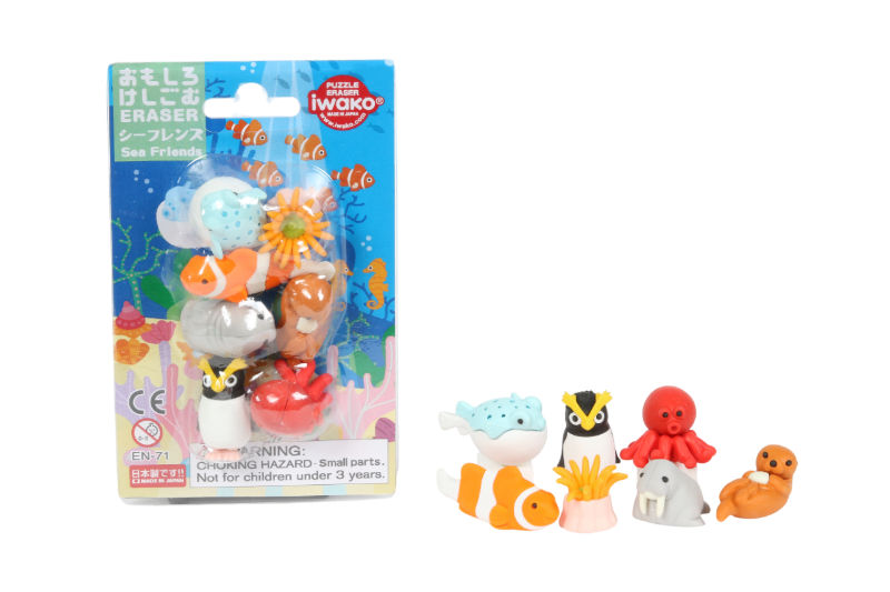 Image de  Set gommes - Les amis des mers 
