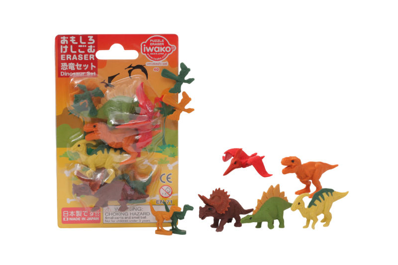 Image de  Set gommes - Dinosaures 
