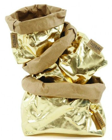 Image de  Paper bag xsmall gold 